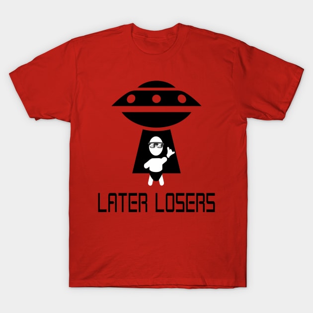 UFO Alien Space Shirt T-Shirt by halfkneegrow